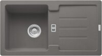 Franke Strata STG61C-ST Einbauspüle, Fragranit DuraKleen Plus, steingrau, reversibel, Modell 114.0303.116