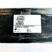 Bürkert LZY267 Valve block, changeover valve, 2-channel, FKM seal, 24V, 3.4W, 2 bar, for analytical instruments