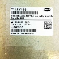HACH LZY169 Ventilblock für AMTAX sc, mit Ventilen, kompatibel mit allen MB, Ersatzteil für Analysegeräte