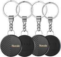 Nutale Air Tag Mate Schlüsselfinder 4er-Set, Bluetooth-Tracker, App-Steuerung, kompatibel mit iOS/Android, austauschbare Batterie