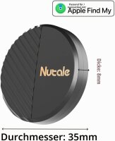 Nutale Air Tag Mate Schlüsselfinder 4er-Set, Bluetooth-Tracker, App-Steuerung, kompatibel mit iOS/Android, austauschbare Batterie
