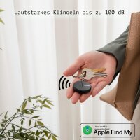 Nutale Air Tag Mate Schlüsselfinder 4er-Set, Bluetooth-Tracker, App-Steuerung, kompatibel mit iOS/Android, austauschbare Batterie