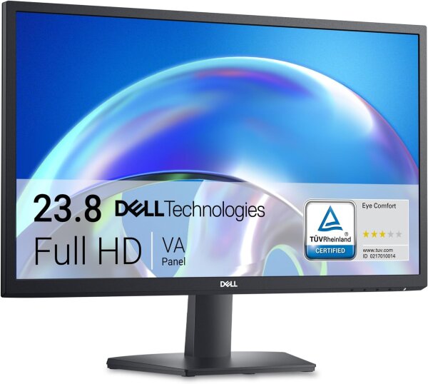 Dell SE2425H Monitor 24", Full HD, 75Hz, VA-Panel, 5ms, VESA 100x100, HDMI/VGA, schwarz