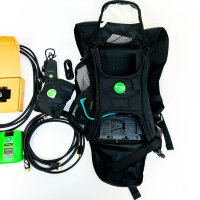 TVU Networks TVU One Live Video Encoder Kit, tragbar, inkl. 2 PowerPac Akkus, Rucksack, Ladegerät