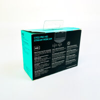Logitech C922 PRO Webcam, Full HD 1080p, Autofocus, 78° field of view, USB, H.264, incl. tripod