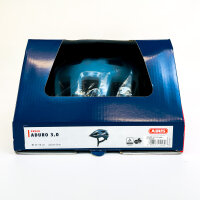 ABUS Bicycle Helmet 3.0 LED, City Helmet with Integrated Rear Light, Sporty, Size 58-62 cm, Unisex