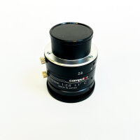 Computar V1228-MPY2 C-mount lens, 12mm f/2.8, 12MP, 1.1", megapixel industrial lens
