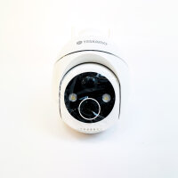 YESKAMO ZS-GX4S, 2K PTZ-Akku-Überwachungskamera, Solarpanel, WLAN 2,4 GHz, App-Steuerung, Weiß