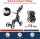 CaddyTek Explorer V8 SuperLite Deluxe Golf Trolley, 4-Wheel, Version 8, Foldable, Height-Adjustable Handle, CP-XR-8DG