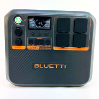 BLUETTI AC200PL Powerstation, 2304 Wh, 2400 W, mobiler Solargenerator, Notstrom, LiFePO4-Akku, vielseitige Anschlüsse