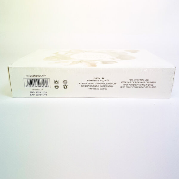 Moschus & Rosen Damen Eau de Parfum, 20 x 35 ml, natürliches Spray, blumig-moschus Duft, Set für Frauen