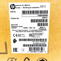 HP LaserJet Pro M501dn, Laser printer, Duplex, Network, Multi-purpose tray, White, Model J8H61A