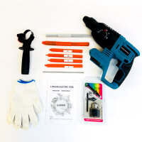 AT-RH2601 Akku-Schlagbohrschrauber, Brushless Rotary Hammer, SDS-Plus, 18–21V, 900W, Blau/Schwarz, ohne Akku/Ladegerät