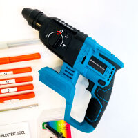 AT-RH2601 Akku-Schlagbohrschrauber, Brushless Rotary Hammer, SDS-Plus, 18–21V, 900W, Blau/Schwarz, ohne Akku/Ladegerät