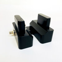 LudwigHook LH60A Funk-Lastenhaken-Set, 2-teilig, 25–2000 kg Tragkraft, inkl. Fernbedienung, Rot/Blau