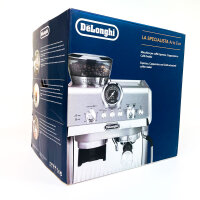 DeLonghi EC 9255.T Espressomaschine, integriertes Mahlwerk, Barista-Set, Cold-Brew, 8 Mahlgrade, 1550W, 15 bar, 3 Temperaturen, Titan