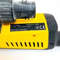 Mirka Leros 950 random orbital sander, 225 mm wall and ceiling sander, flexible 140° head, 4000–8000 rpm, for hard-to-reach areas, yellow/black
