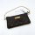 Louis Vuitton Pochette Milla MM Clutch, brown/gold, coated canvas, 8x4.25x1 inches, monogram, elegant handbag