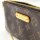Louis Vuitton Pochette Milla MM Clutch, brown/gold, coated canvas, 8x4.25x1 inches, monogram, elegant handbag