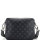 Louis Vuitton shoulder bag, Monogram Eclipse Canvas, Black/Grey, adjustable shoulder strap, elegant design, spacious main compartment