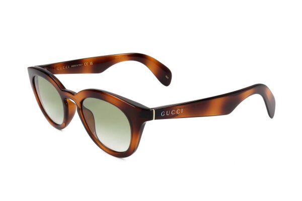 Gucci GG1934S 002 sunglasses, round acetate frame, lens width 47mm, bridge 20mm, temples 145mm, UV protection