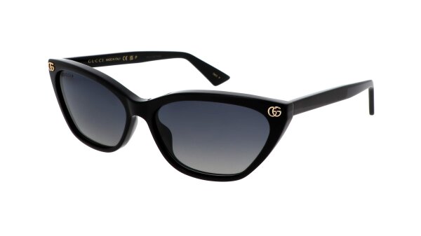 Gucci GG1815S 005 Sonnenbrille, Schwarz, Glasbreite 58mm, Stegbreite 15mm, Bügellänge 140mm, UV-Schutz