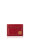 LOEWE Anagram card case, puffer design, leather, burnt red color, compact credit card case