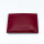 LOEWE Anagram card case, puffer design, leather, burnt red color, compact credit card case