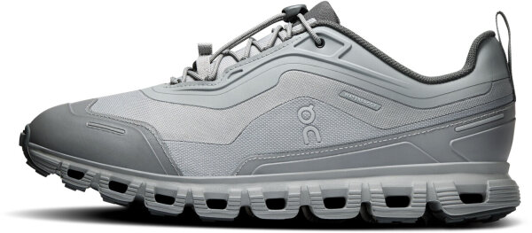 On Cloud 6 Geo WP Mens Sneakers, Low-Top, Waterproof, Size 44, Grey, Model 3MG1042