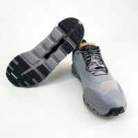 On Cloud 6 Geo WP Mens Sneakers, Low-Top, Waterproof, Size 44, Grey, Model 3MG1042