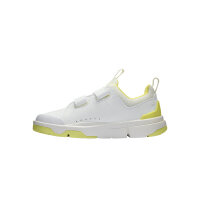 On The Roger Kids Sneaker, EU 32, weiß mit Limelight-Details, sportlicher Kinderschuh, leicht, atmungsaktiv