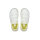 On The Roger Kids Sneaker, EU 32, weiß mit Limelight-Details, sportlicher Kinderschuh, leicht, atmungsaktiv