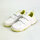 On The Roger Kids Sneaker, EU 32, weiß mit Limelight-Details, sportlicher Kinderschuh, leicht, atmungsaktiv