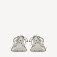 Balenciaga 3XL Herren-Sneaker, EU 40, hellbeige, Chunky-Design, Mesh-Leder-Mix, sportlich, Trend-Sneaker