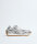 Bottega Veneta Orbit Sneaker, EU 43, silber-weiß, sportlicher Schuh aus Gummi, modernes Design