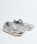 Bottega Veneta Orbit Sneaker, EU 43, silber-weiß, sportlicher Schuh aus Gummi, modernes Design
