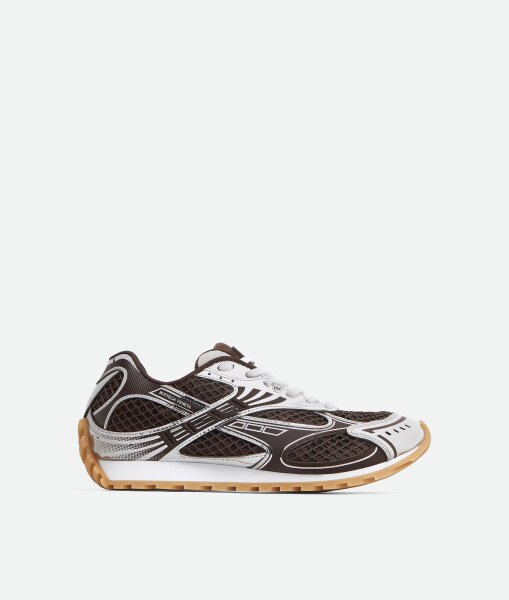 Bottega Veneta Orbit Sneaker, EU 37, Fondant/Silber, sportlicher Damenschuh, modernes Design, hochwertige Materialien