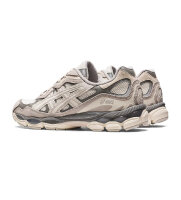 Asics Gel-NYC 1201A789, Sneaker, EU 40,5, creme/austerngrau, bequeme Dämpfung, sportliches Design