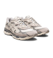Asics Gel-NYC 1201A789, Sneaker, EU 40,5, creme/austerngrau, bequeme Dämpfung, sportliches Design