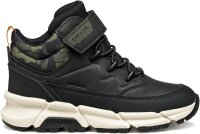 Geox Flexyper Plus ABX Junior, boys ankle boots, waterproof, breathable, Velcro closure, size 31, black/green