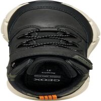 Geox Flexyper Plus ABX Junior, boys ankle boots, waterproof, breathable, Velcro closure, size 31, black/green