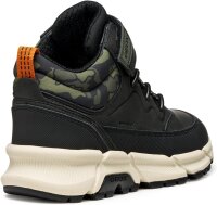 Geox Flexyper Plus ABX Junior, boys ankle boots, waterproof, breathable, Velcro closure, size 31, black/green