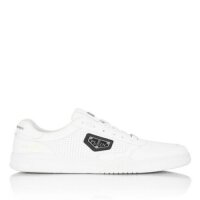 Philipp Plein Street King sneakers, low-top, white, size 42 EU, leather, logo details, sporty-elegant