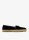 Versace Medusa espadrilles, calfskin, size 45, black with gold Versace details