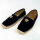 Versace Medusa espadrilles, calfskin, size 45, black with gold Versace details