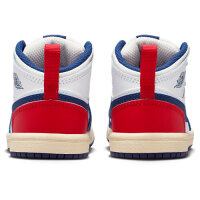 Nike Jordan AJ1 Mid Baby-Sneaker, Größe 22 EU, sportlicher Klettverschluss, gepolsterter Einstieg, rutschfeste Sohle