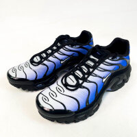 Nike Air Max Tuned 1, Kinderschuhe, Größe 37,5, Schwarz-Weiß-Saphir, atmungsaktiv, gepolsterte Sohle