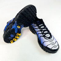 Nike Air Max Tuned 1, Kinderschuhe, Größe 37,5, Schwarz-Weiß-Saphir, atmungsaktiv, gepolsterte Sohle