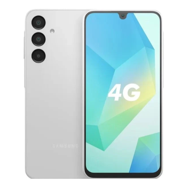 Samsung Galaxy A16 Smartphone, 6.7" FHD+, 4GB RAM, 128GB storage, 50MP camera, incl. charging cable, light grey