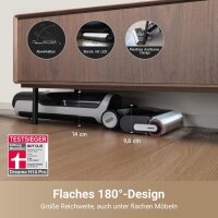 Dreame H14 Pro Nass- und Trockensauger HHR31A, 180° flach, 60°C Bürstenpflege, App, 18.000 Pa, doppelte Kantenbürste